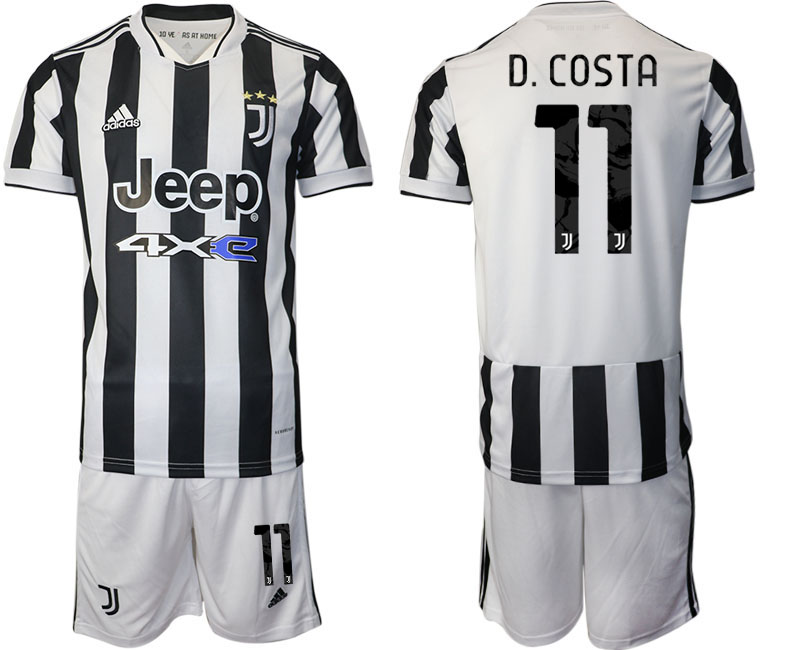 Men 2021-2022 Club Juventus home white #11 Adidas Soccer Jerseys->chelsea jersey->Soccer Club Jersey